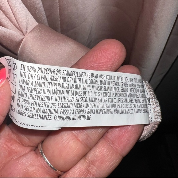 Forever 21 Slip Dress Pink Shimmery Size Medium - Picture 7 of 11